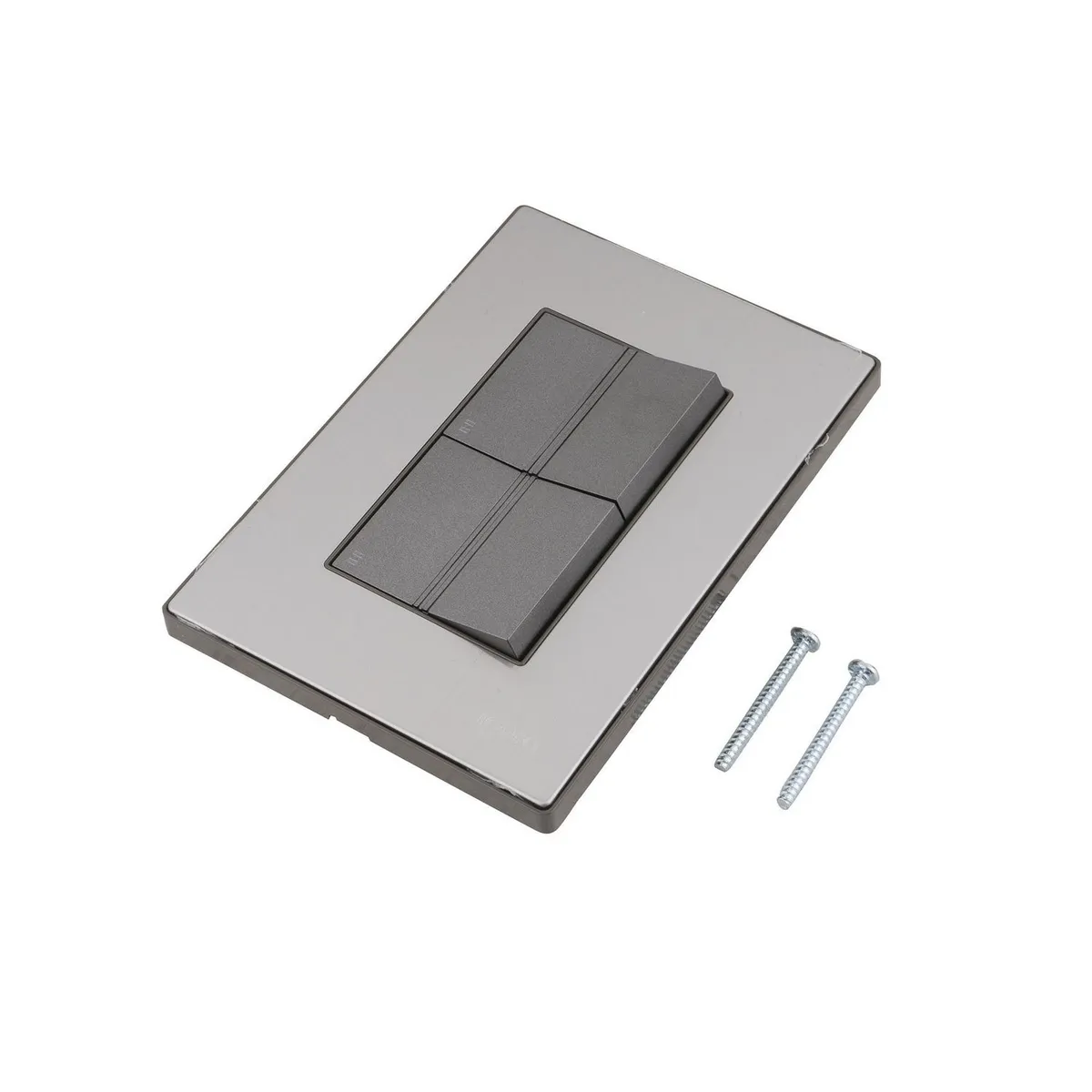 Placa Inox Con 2 Apagadores De Escalera, marca Igoto - Foto 2