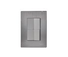 Placa Inox 1 Apagador Y 1 Apag Escalera