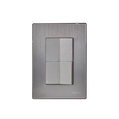 Placa Inox 1 Apagador Y 1 Apag Escalera