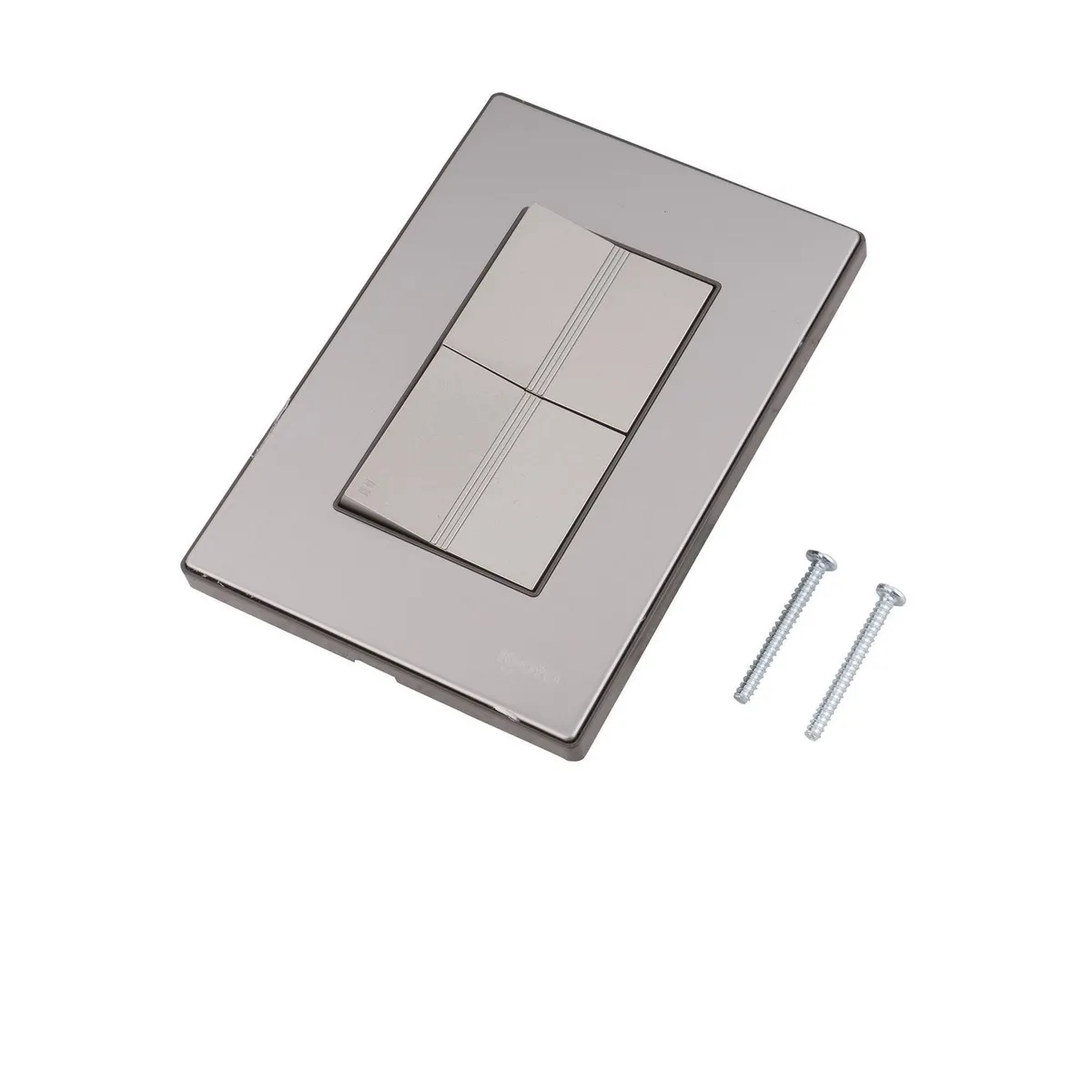 Igoto - Placa Inox 1 Apagador Y 1 Apag Escalera