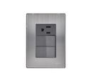 Placa Inox 2 Apagadores Y 1 Cont 1 Mod