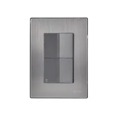 Placa Inox Con Apag 1 Apagador Escalera