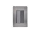 Placa Inox 1 Apagador Escalera De 3 Modulos