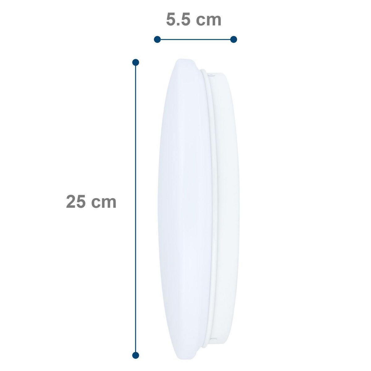 Aksi - Luminario LED sobreponer 12W 25cm 6500K