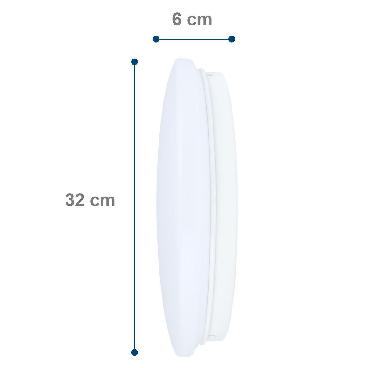 Luminario LED sobreponer 18W 32cm 6500K, marca Aksi - Foto 2