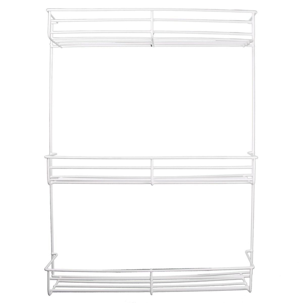 4 Habitat.Com - Organizador de alacena de alambre recubierto 3 niveles