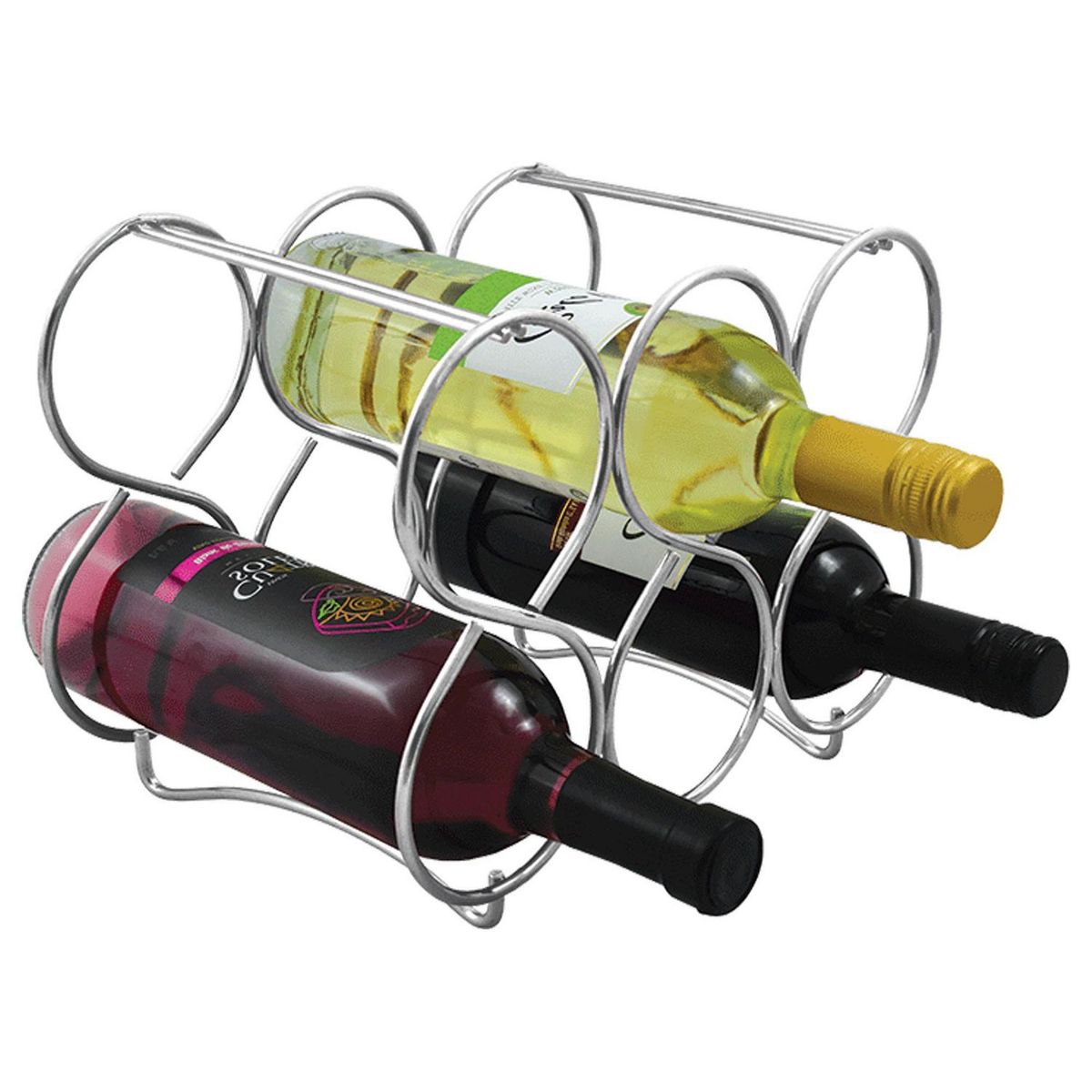 4 Habitat.Com - Cava cromada para 6 botellas