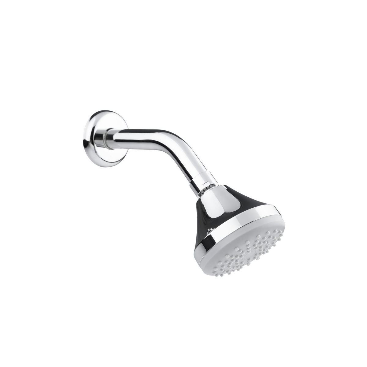 Regadera cebolla de ABS sencilla con brazo, marca Urrea - Foto Principal