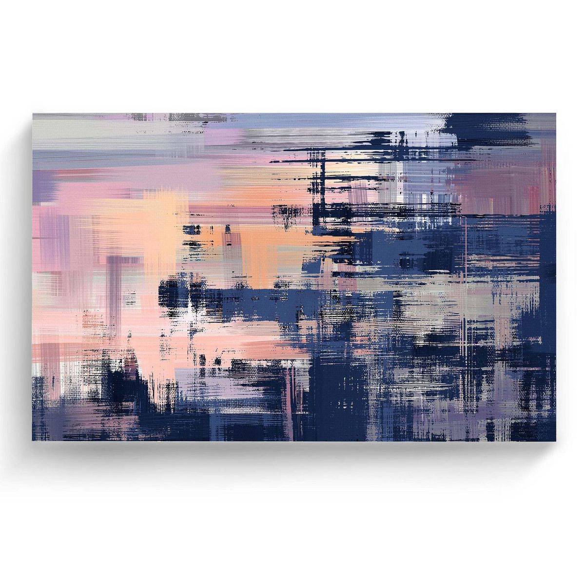 Dcanvas - Cuadro canvas abstracto rosa con azul