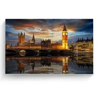 Cuadro canvas  atardecer en Londres