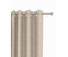 Cortina Tergal Raya Crema 135 x 250 cm par