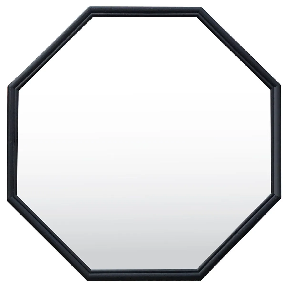 Espejo Decorativo Octagonal Mylar de 25 cm Negro, marca Live Deco - Foto Principal