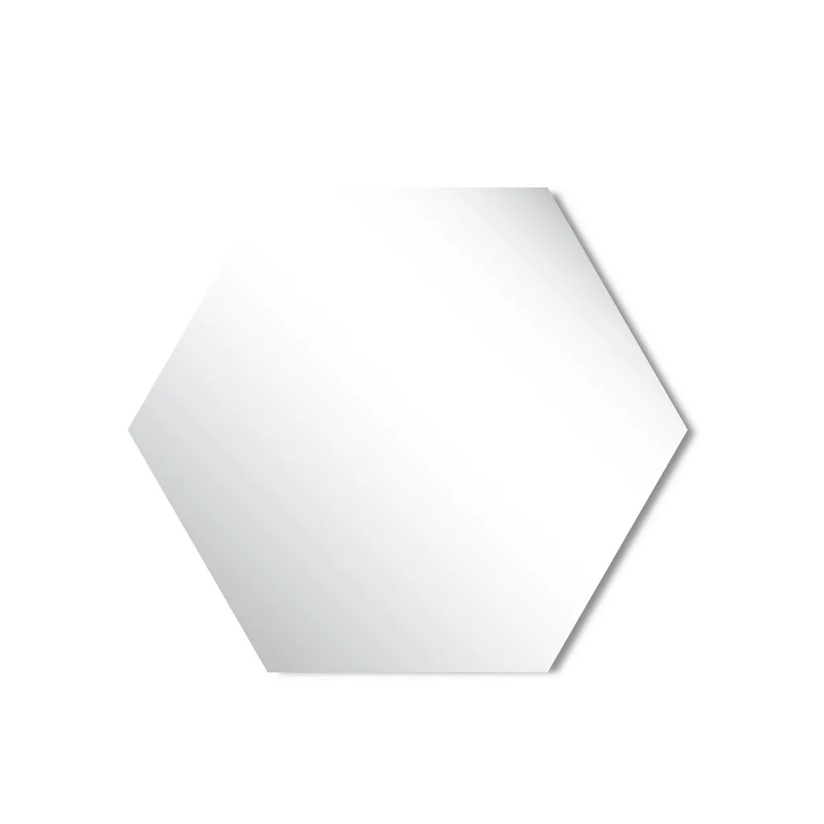 Live Deco - Espejo Decorativo Hexagonal sin Marco de 15 cm