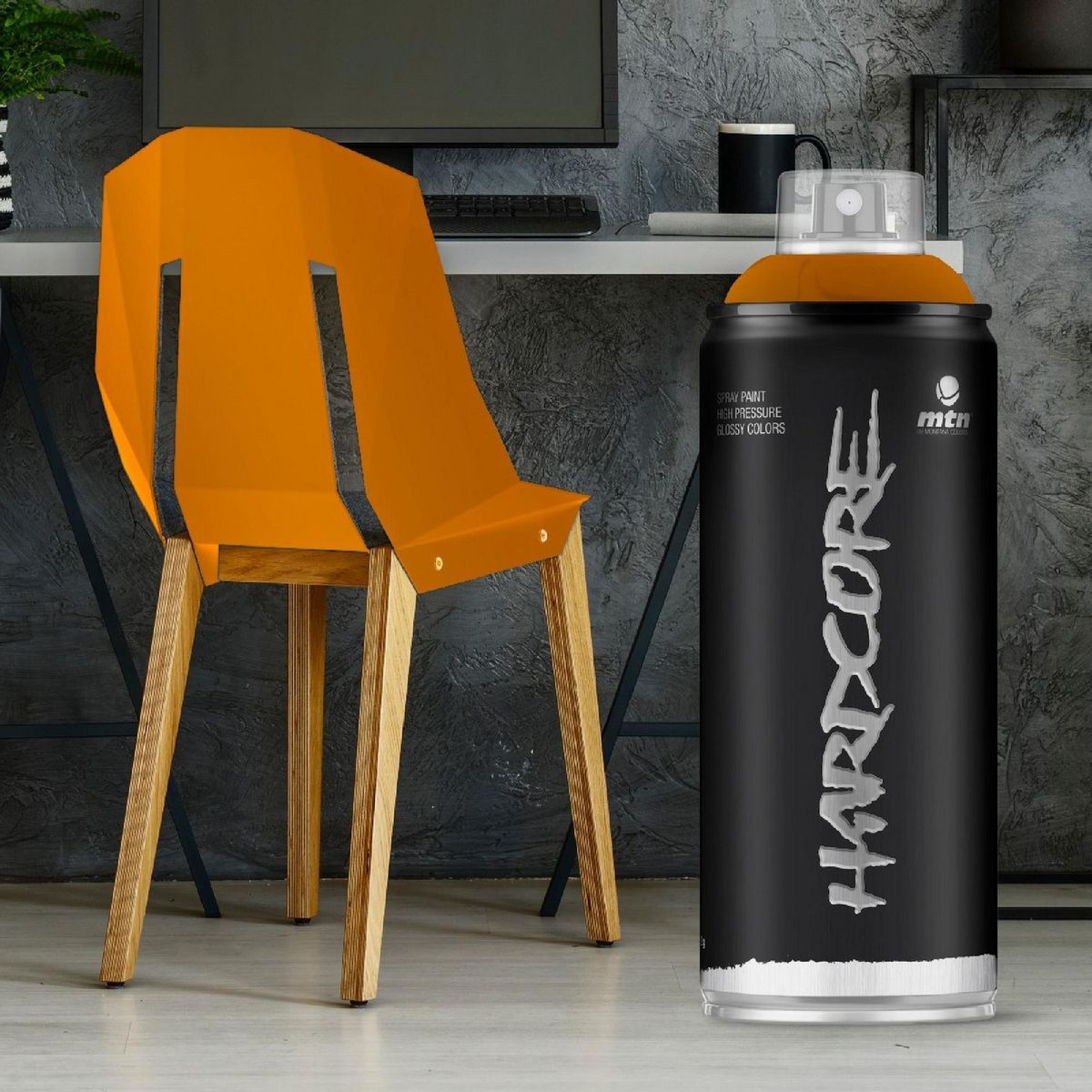 Mtn - Spray Montan Hardcore Cobre Metalizado 400ml