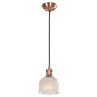 Lámpara Colgante Bronce 1 Luz 60W E27