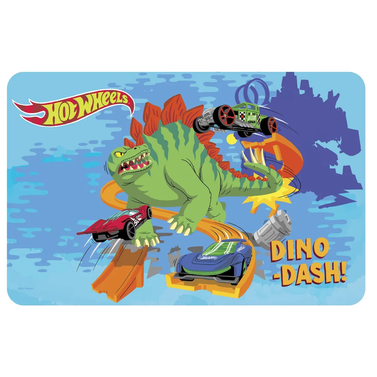 Sybel - Mantel vinil Hotwheels dino dash