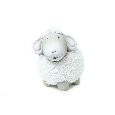 Alcanc�a de cer�mica oveja gris