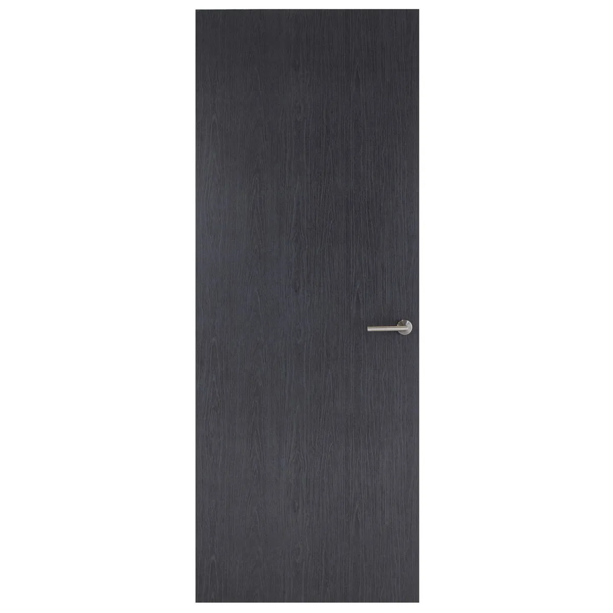 Multimarca - Puerta Tambor MDF Nápoles Gris Obsidiana con Veta 70 x 213 cm