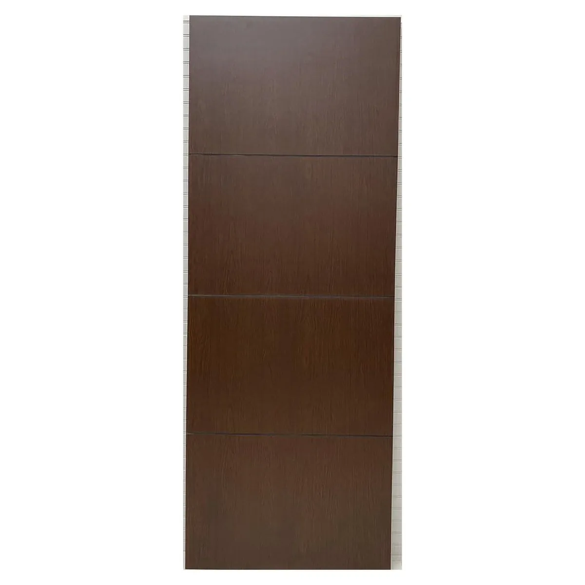 Multimarca - Puerta Tambor MDF Nápoles Cedro 3 Líneas Rauteada 70 x 213 cm