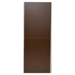 Puerta Tambor MDF Nápoles Cedro 3 Líneas Rauteada 70 x 213 cm