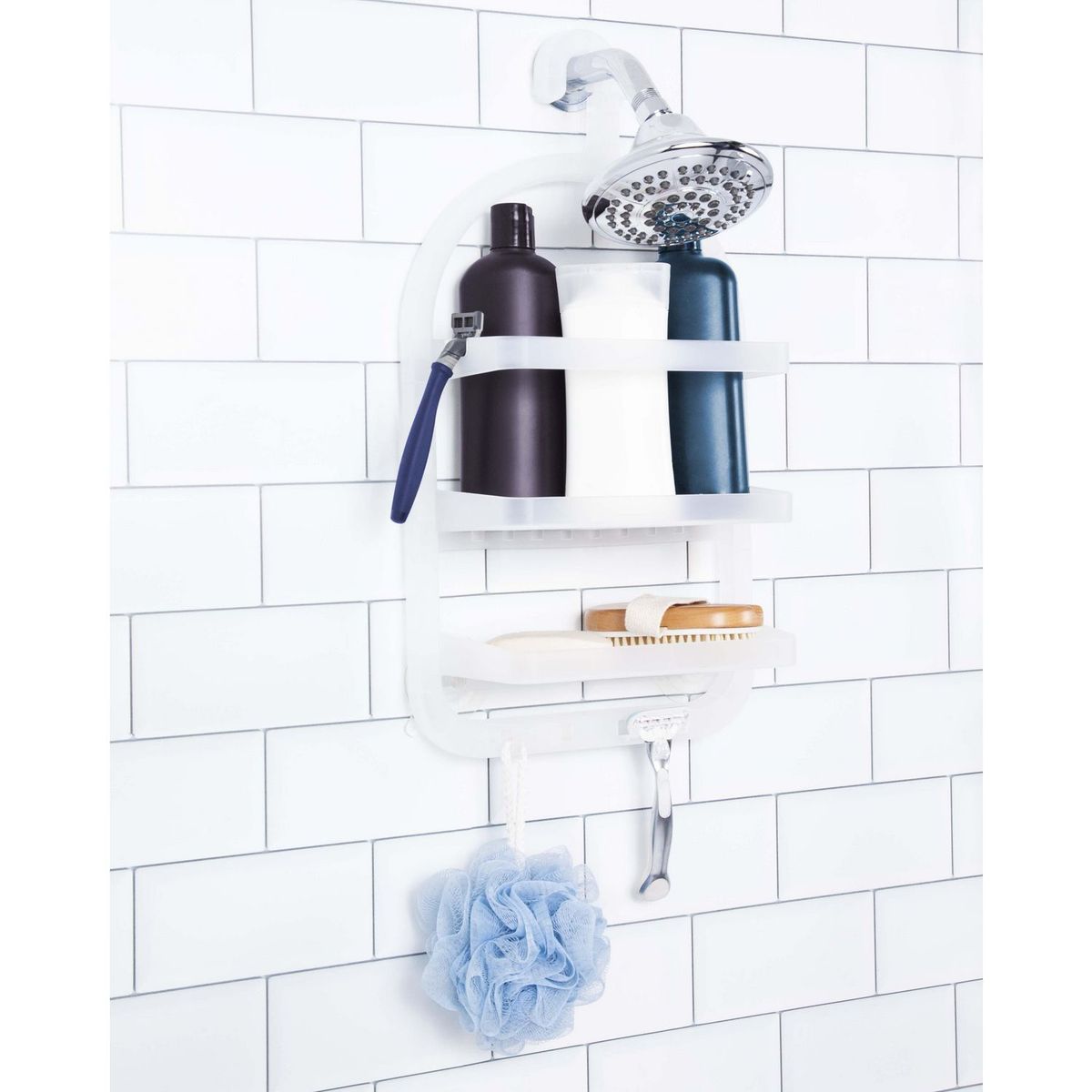 Organizador para Regadera 2 Niveles Blanco Mate, marca Kenney - Foto 2
