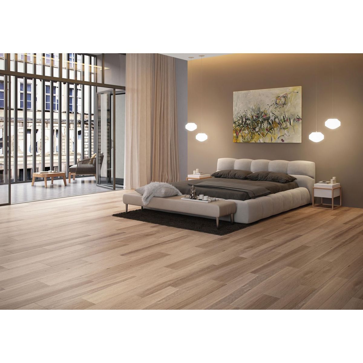 Porcelanite - Piso Cerámico 18x55 naturawood natura 1.69 m2