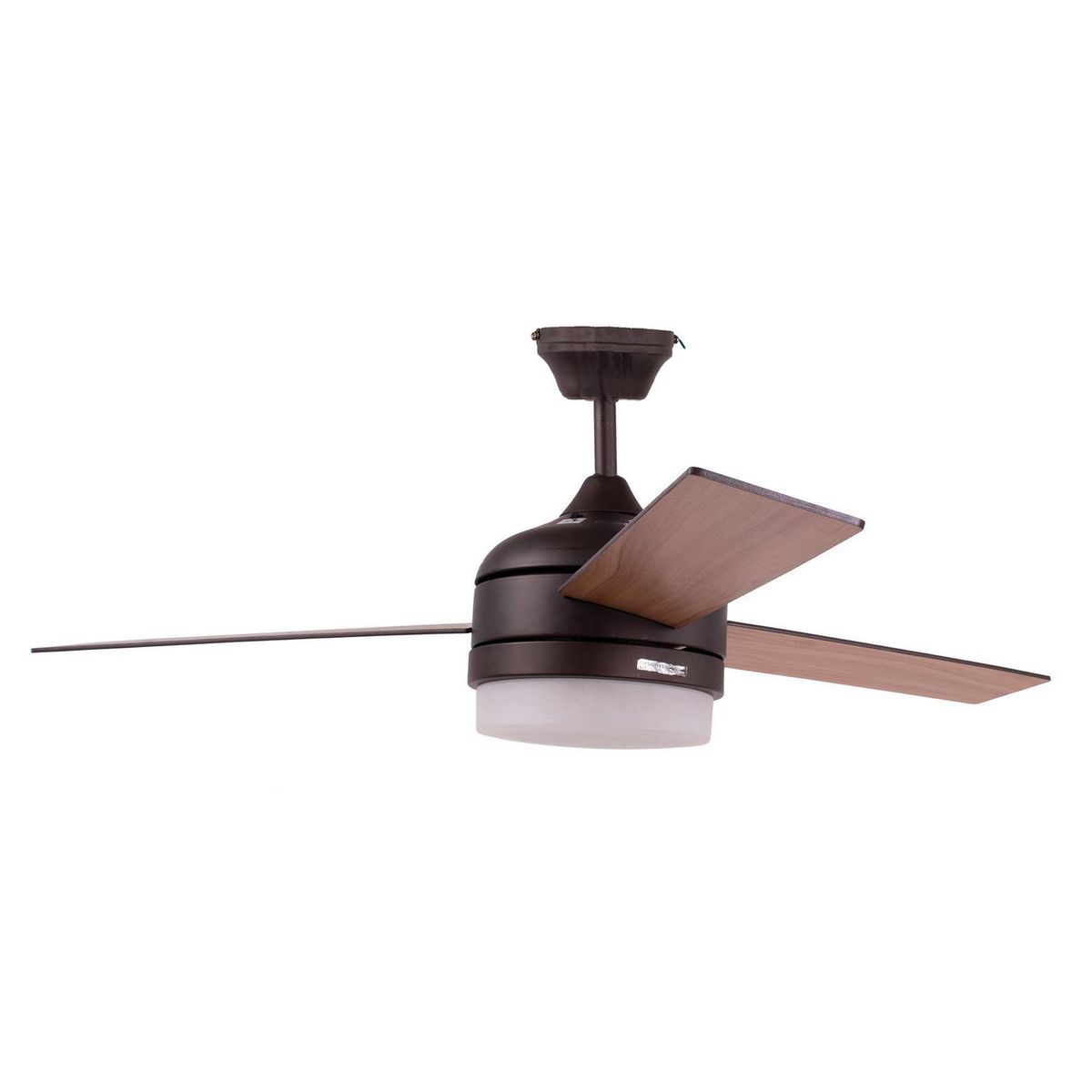 Designers - Ventilador de Techo 3 Aspas con 1 Luz de 52" Chocolate