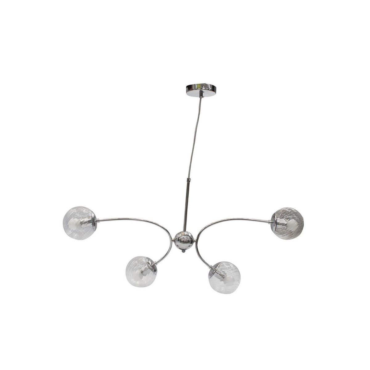 Designers - Lámpara Colgante Cromo 4 Luces E27