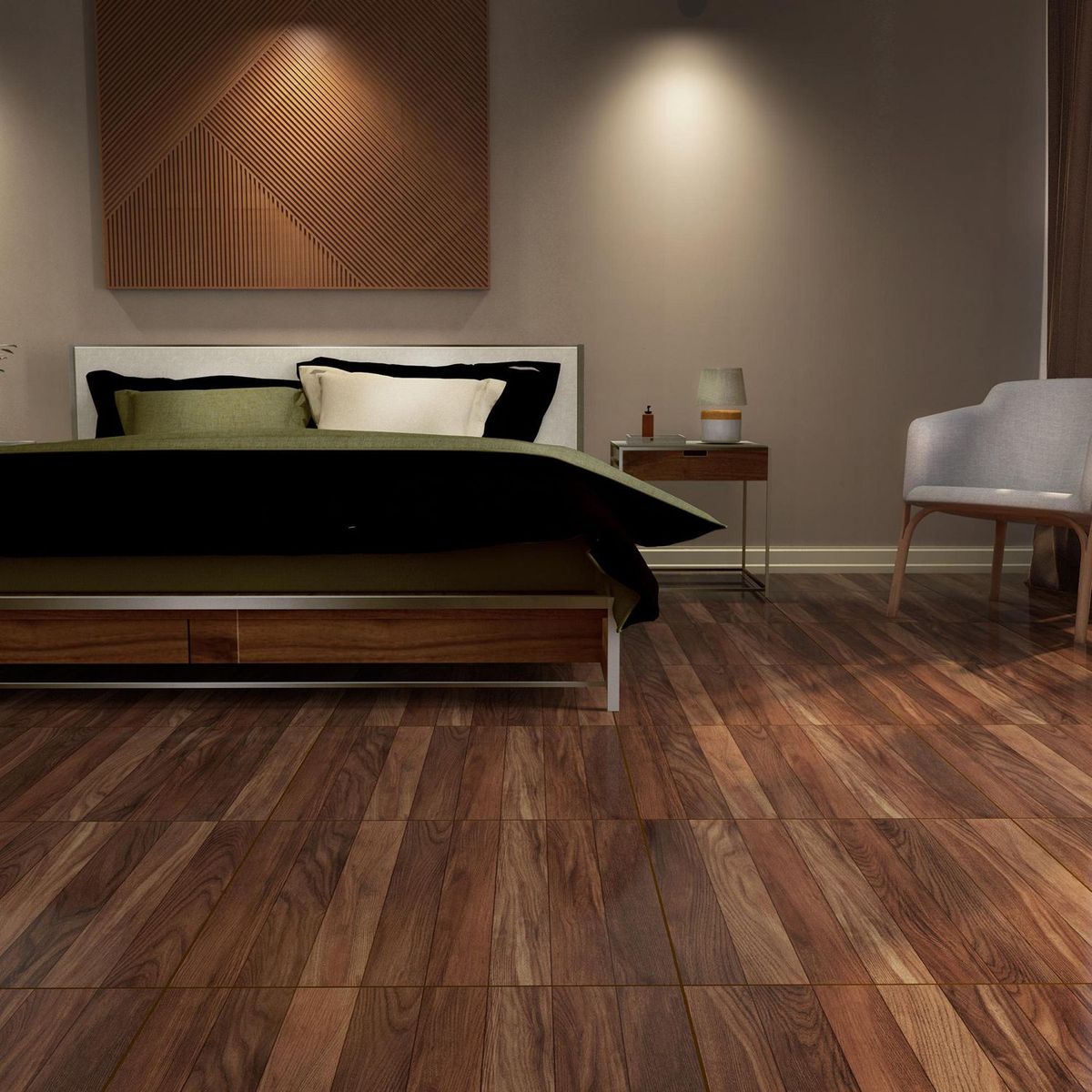 Nitropiso - Piso Cerámico Manchester Chocolate 60X60 1.44m2