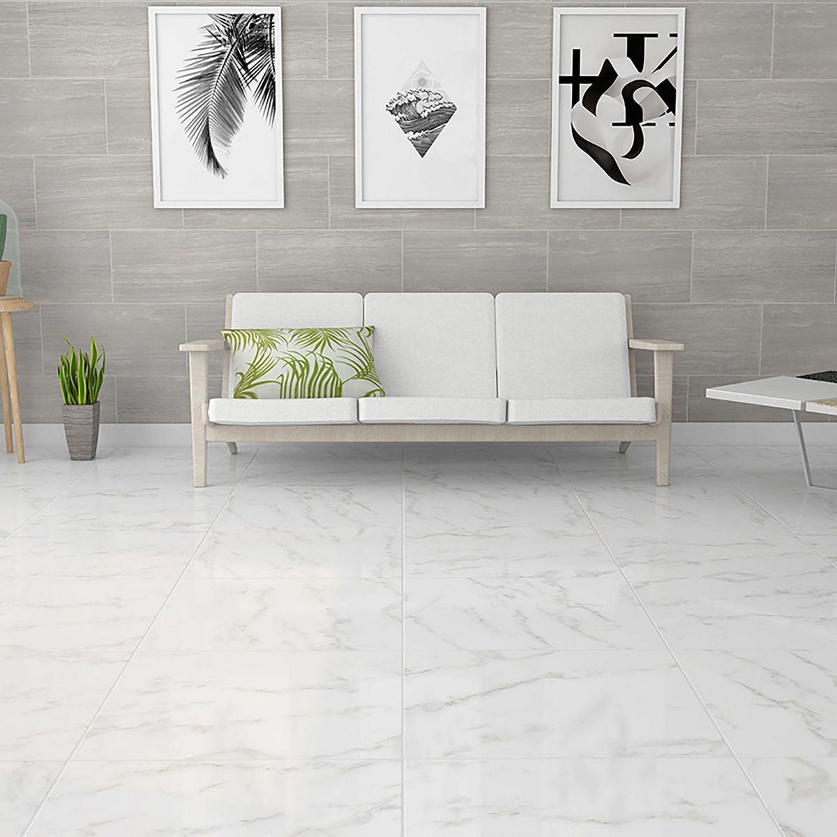 Nitropiso - Piso Cerámico Carrara 60X60 1.44 m2