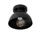 Lámpara de Techo Negro 1 Luz E27