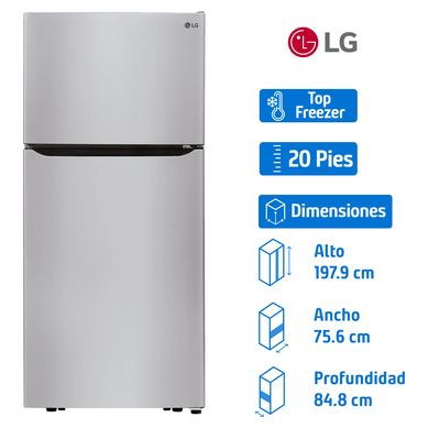 Refrigerador Top Freezer 20 Pies
