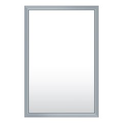 Espejo Decorativo Rectangular M039 de 39 x 59 cm Plata