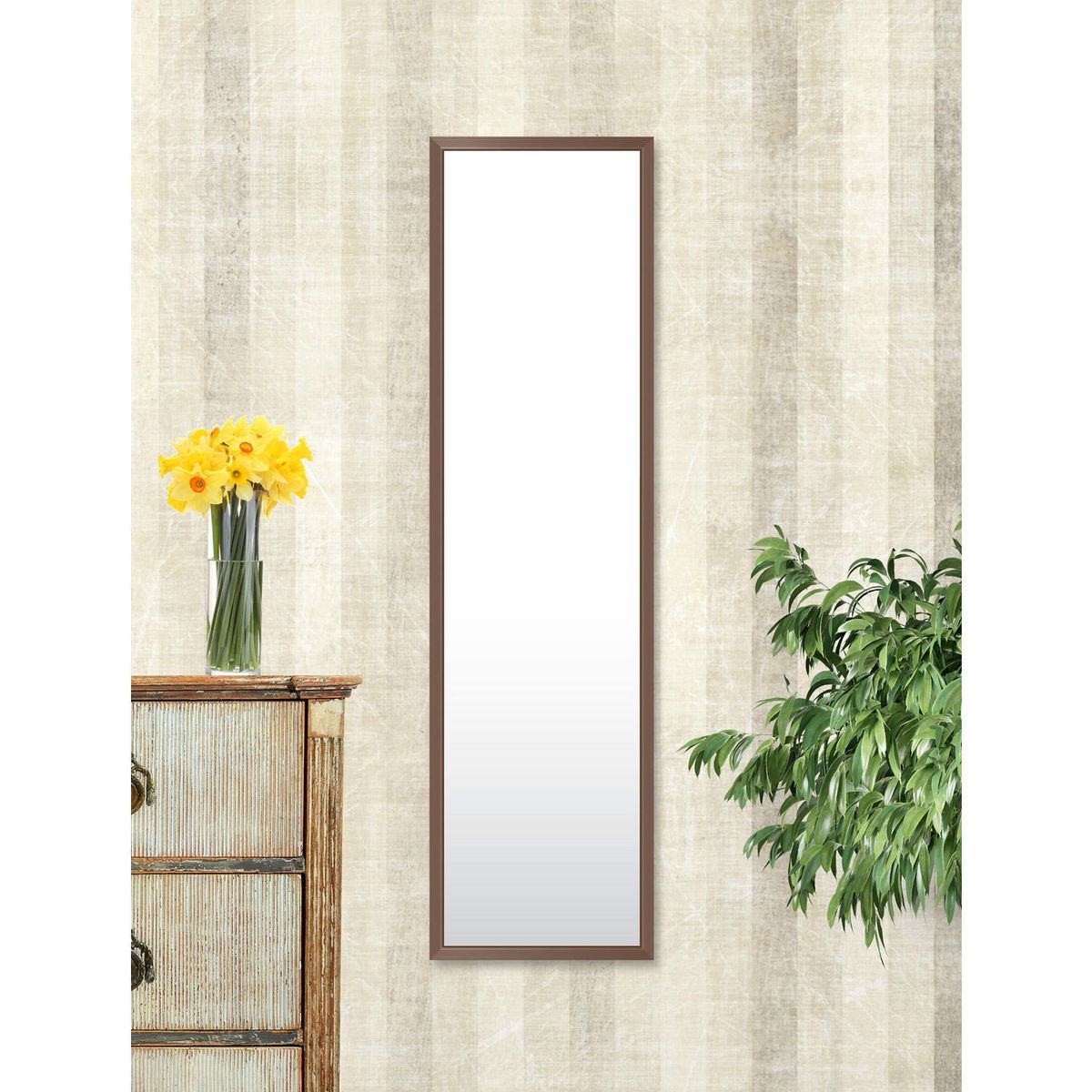 Espejo Decorativo Rectangular M039 de 33 x 123 cm Café, marca Live Deco - Foto 2