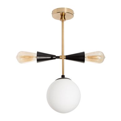 L�mpara de Techo Negro 3 Luces E27