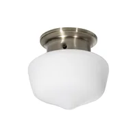 Lámpara Plafón Niquel 1 Luz E27