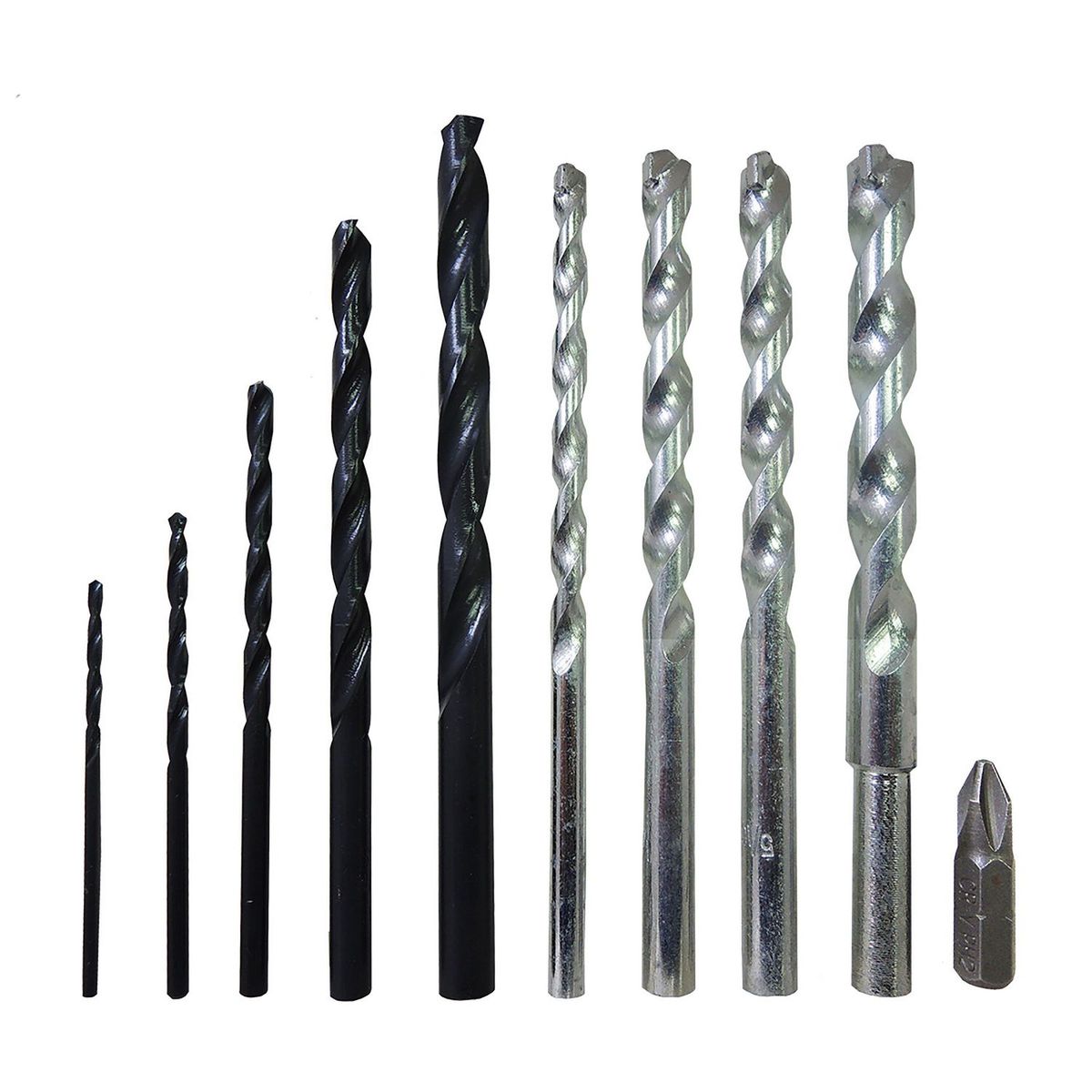 Triumph - Juego de Brocas Mixto Diferentes Medidas de Broca para Metal y Concreto