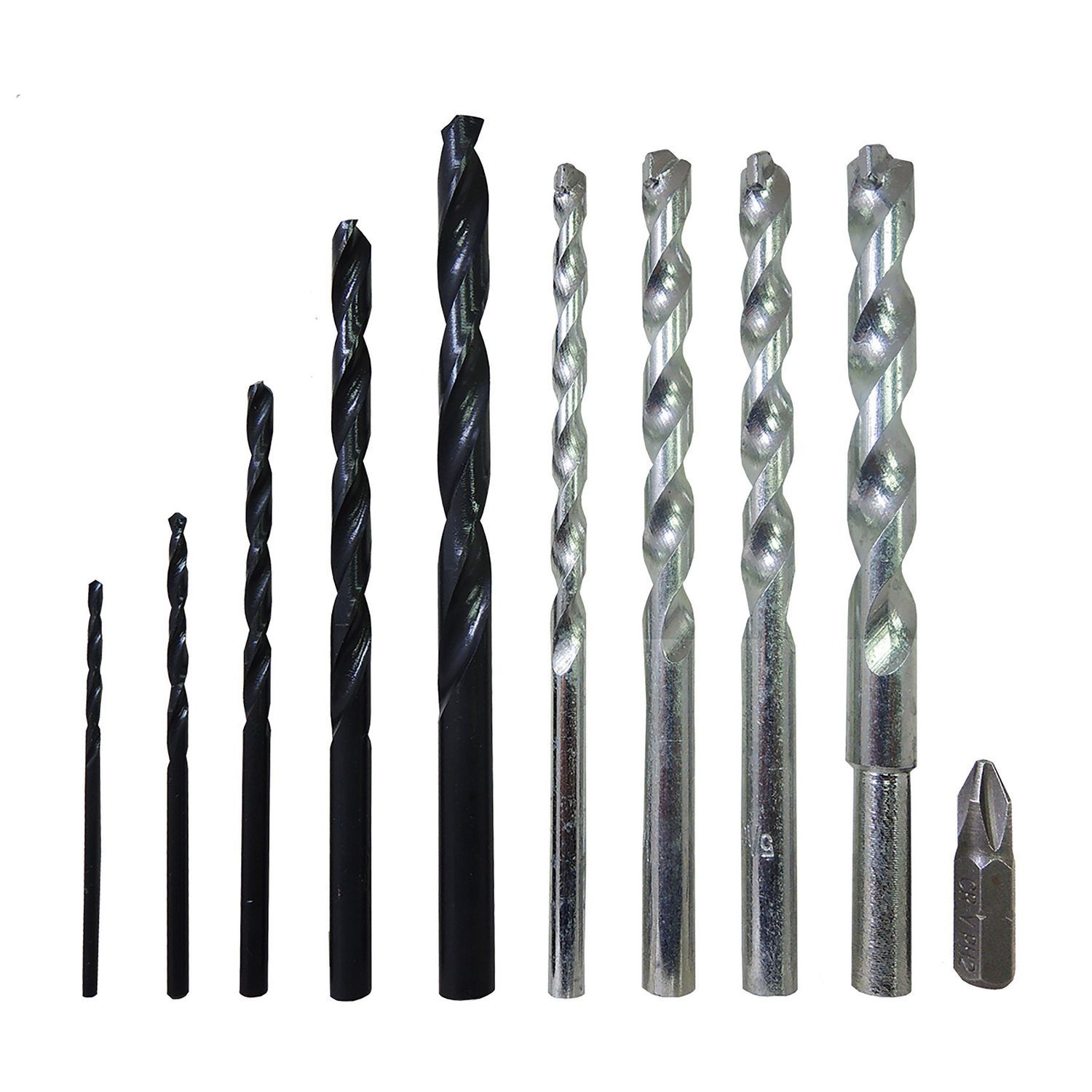 Triumph - Juego de Brocas Mixto Diferentes Medidas de Broca para Metal y Concreto