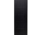 Puerta Tambor MDF Nápoles Gris Obsidiana 4 Líneas Intermedias 70 x 213 cm