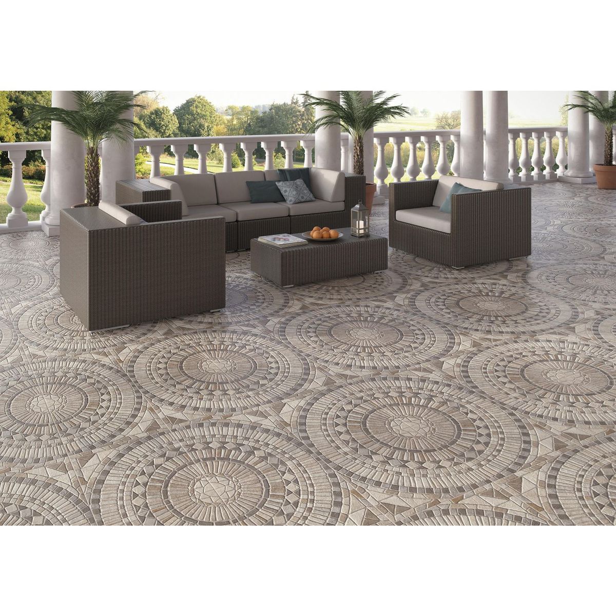 Porcelanite - Piso Cerámico 33x33 san Cristóbal café 1.76