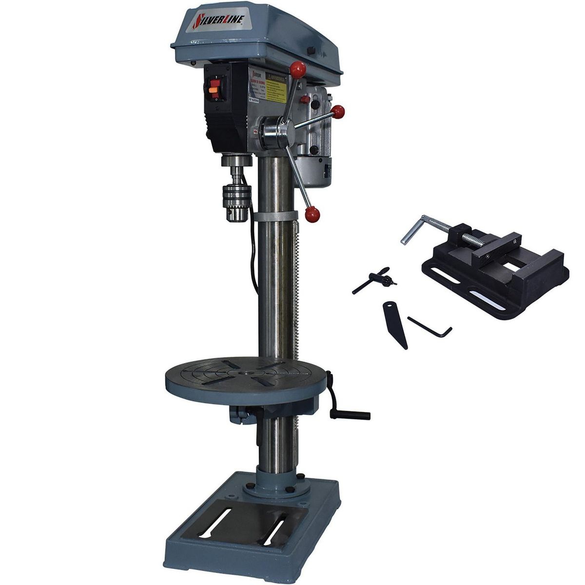 Taladro de Banco 3/4 HP 110V Monofasico 16 Vels Chuck 5/8" Flecha Cm2, marca Silverline - Foto Principal
