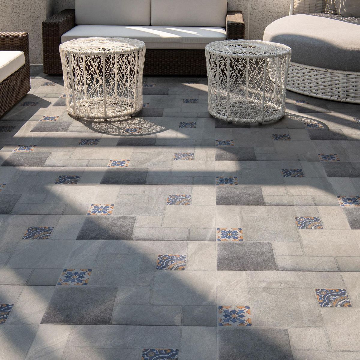 Porcelanite - Piso Cerámico 44x44 belite gris 1.92