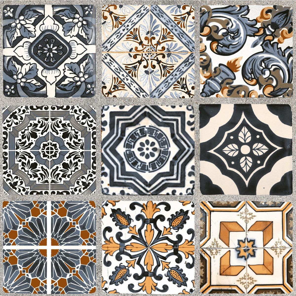 Porcelanite - Muro Cerámico 20x20 tecali multicolor