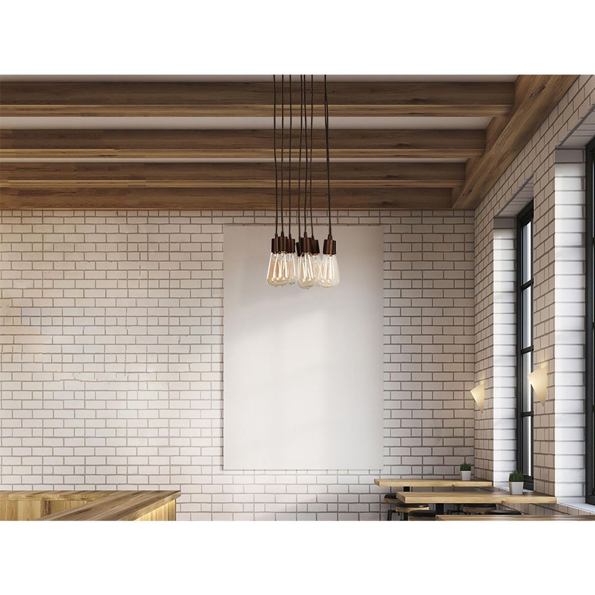 Lámpara Colgante Chocolate 8 Luces E27, marca Designers - Foto 2