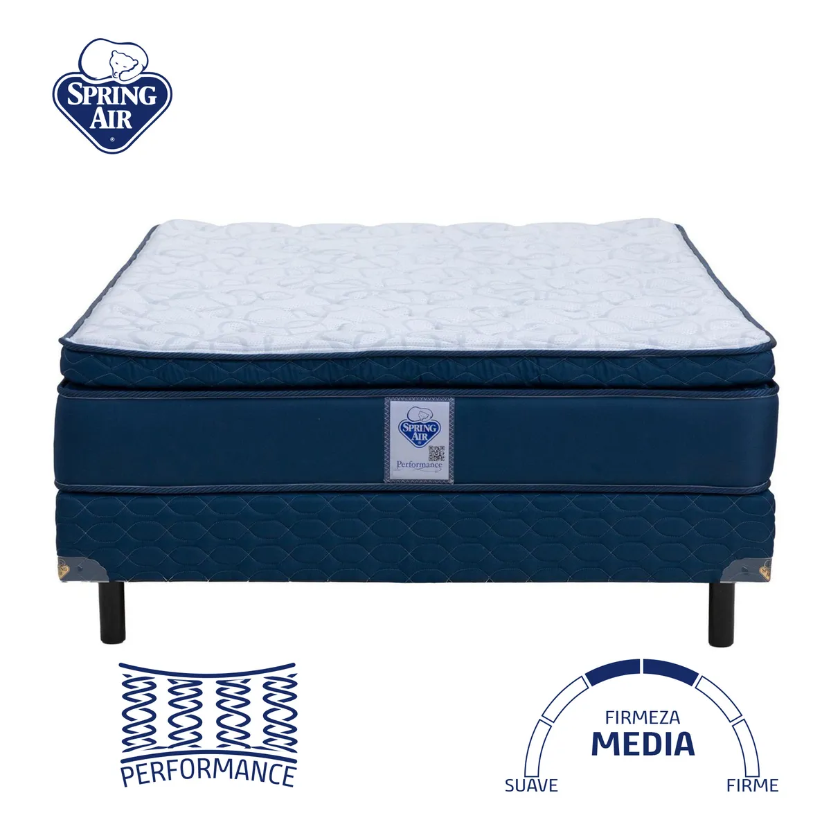 Juego colchon y box king size altena, marca Spring Air - Foto Principal