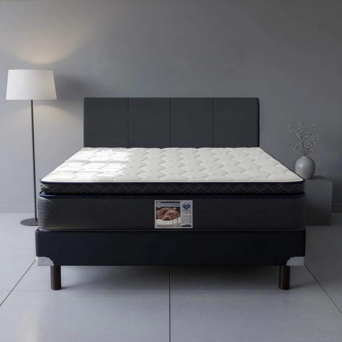 Spring Air - Box queen size black