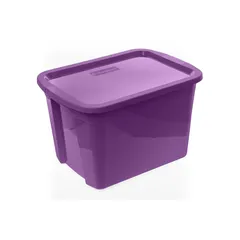 Caja plástica Eco Line 73 litros morada