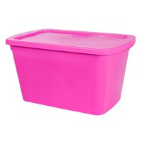Caja plástica Eco Line  15 litros fucsia