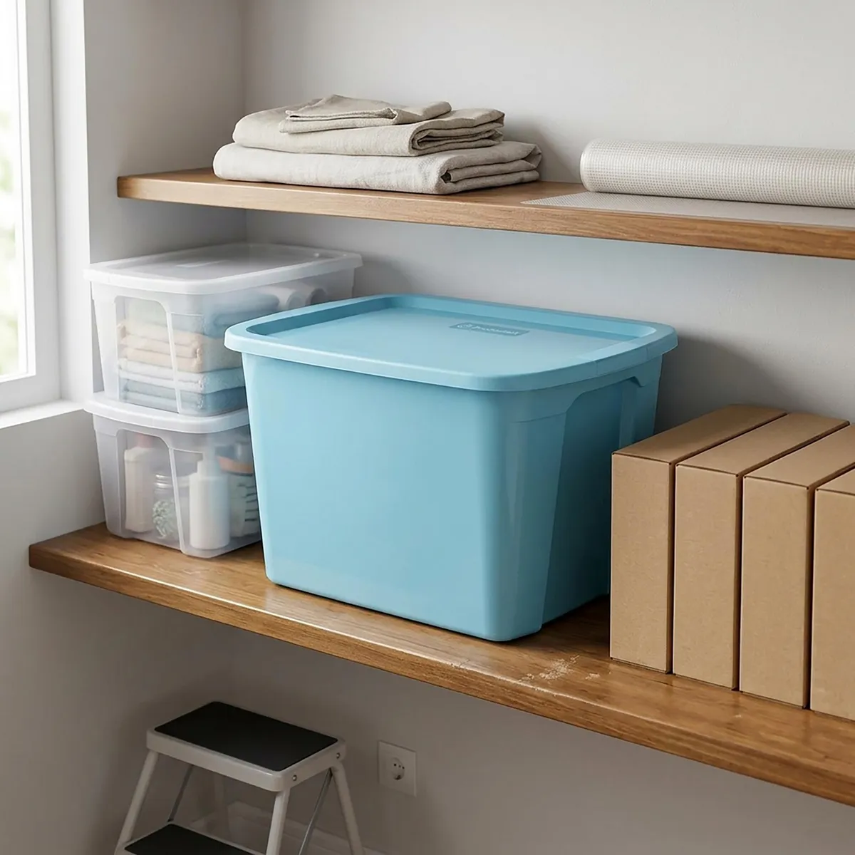 Caja organizadora Azul Eco Line 73 litros, marca Prodeplast - Foto 2