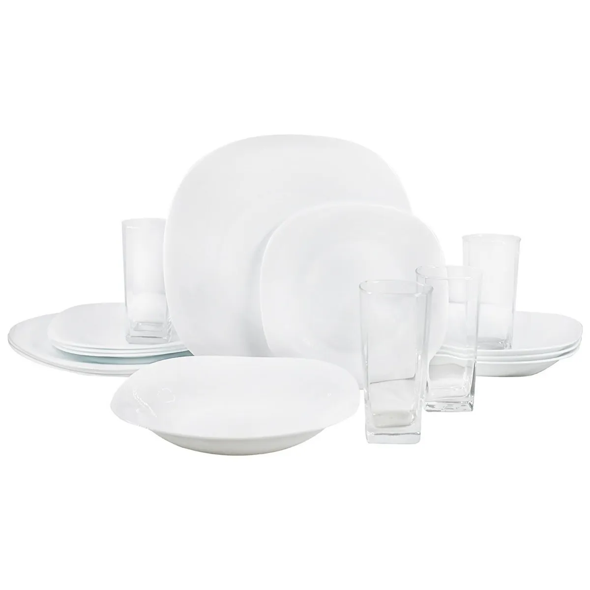 Bormioli Rocco - Juego de vajilla Parma 16 piezas